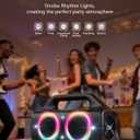 IPX67 Waterproof Bluetooth Speaker:80W(Peak) Loud Outdoor Portable Wireless Party Speakers with LED Lights,20H Playtime,Bluetooth 5.3,Deep Bass & TWS for Pool,Beach