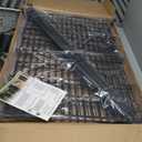 10 Panels No Dig Decorative Outdoor Garden Fence with Gate for Yard, 40 in(H) X 23.6 ft(L) Animal Barrier Fencing Rustproof Metal Wire Panel Border for Dog, Rabbits, and Patio Temporary Ground Stakes