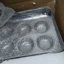 TeamFar Bakeware Sets of 7, Stainless Steel Bakeware Sets for Oven, Baking Sheet & Toaster Oven Pan, Square & Round Cake Pan, Muffin Pan & Loaf Pan, Lasagna Pan, Healthy & Sturdy, Dishwasher Safe