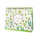 Andiker Desk Calendar 2026, 12 Month Desk Calendar from January 2026 to December 2026, 9.9" x 7.5", 2026 Calendar with Exquisite Cover Strong Twin-wire Binding Thick Paper Memoranda (Green)