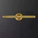 Hard-wired Knurled Picture Light, 19in Brass Picture Light for Wall, Dimmable Gold Art Lights, Rotatable 360° Sconce for Pictures Frame, Painting Wall Lights, Bathroom Wall Sconce, E12 Bulbs Included