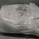 Goose Down Fiber Comforter King Size  All-Season Hotel Quality Duvet Insert, High Fill Power, Ultra Soft 100% Cotton, Box-Stitched, Breathable, Lightweight Luxurious White Bedding, 90"x 106"