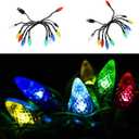 Baluue 140 Inch USB Charging Led Color Lights String Copper Wire Phone Charger Festive Fairy Lights with Charging Cable Christmas Decorations (For Typec)