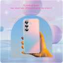Layeri for Samsung Galaxy S24 Case Holographic Iridescent Unique and Aesthetic Shockproof Phone Case for Girls and Women Translucent Iridescent Bumper Protective Cases for Galaxy S24 Cover
