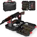 Universal Gun Cleaning Kit for All Caliber Compatible with Pistol Rifle Handgun Shotgun Hunting with Cleaning Stand