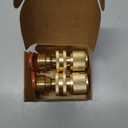 Brass Hose Quick Connect, 3/4 Inch GHT Thread Garden Hose Quick Connector No-Leak Water Hose Quick Connect Fittings Male and Female - 2Packs