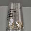 Layhit 100 Pcs Happy 2026 New Year Plastic Cups 12 oz Clear Plastic New Year Holiday Cups Festive Drinking Disposable Eve Party Supplies