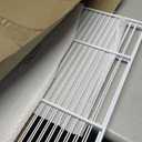 2-Pack Commercial Freezer and Refrigerator Replacement Shelves- Adjustable Utility Steel Wire Metal Shelf, White (23.2" x 23.2")