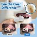 No-Rinse Dog Teeth Cleaning Wipes - Cat & Dog Fresh Breath Pet Dental Finger Wipes, Dog Toothbrush Dental Wipes to Easy Remove Plaque & Tartar, Gently Cleans Discharge (50 Count, Unscented)