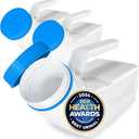 Urinals for Men Glow in The Dark Lid by Tilcare (3 Pack) - 32oz/1000mL Thick Plastic Mens Bedpan Bottle with Screw-on Lid - Spill Proof Urinary Chamber - Male Portable Travel Pee Bottles