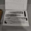 4 Pcs Flameless Taper Candles, Christmas Tree Candles with Remote, Battery Operated Candlesticks, Flickering LED Window Candlelights Real Wax Christmas Candlesticks H9.45,11.4Green