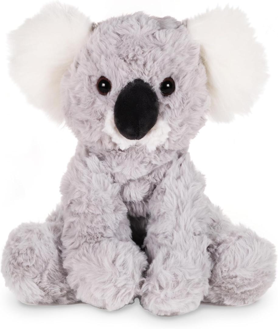 Bearington Sydney Plush Koala Stuffed Animal, 10.5 Inches Gray