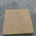 2 Tier LED Cream Drum 24" Drum Fabric Gold Farmhouse Semi Flush Mount Light