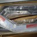Black Angled Spring Loaded Mud Flap Hanger,1-1/8" Bolt Spacing,27" Length.with 2 Reflective Plates