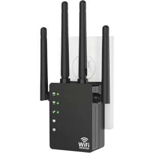 WiFi Extender Signal Booster for Home, WiFi Extender, Long Range up to 12880 Sq Ft and 105 Devices, Internet Extender WiFi Booster, WiFi Repeater with Ethernet Port, Signal Booster