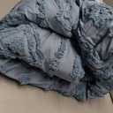 Bedsure Boho Tufted Blue Comforter Set Queen Size, GentleSoft™ 3 Pieces Boho Farmhouse-Style Decor Bedding, Exquisite Bedding for All Seasons, 1 Bed Comforter, 2 Pillow Shams, 90x90 Inches