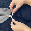 Utopia Bedding Comforter Duvet Insert, Quilted Comforter with Corner Tabs, Box Stitched Down Alternative Comforters Queen Size (Navy) (Queen (Pack of 1))