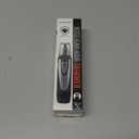 Ear and Nose Hair Trimmer Clipper - 2025 Professional Painless Eyebrow & Facial Hair Trimmer for Men Women, Battery-Operated Trimmer with IPX7 Waterproof, Dual Edge Blades for Easy Cleansing Black