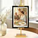 1pcs Adjustable Tabletop Easel Stand for Picture Frames, Picture Easels for Display, Gold Easel, Picture Frame Stand, Adjustable Art Easel.(18inch,Gold)