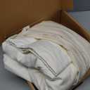 Double Stitch 100% Organic Cotton Duvet Cover - Soft 3 Piece Bedding Set Queen Size, 300 TC Luxury Hotel Sateen Weave, GOTS Certified Long Staple Cotton, Made in India, Coconut White