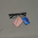 Blue Light Glasses for Men Semi Rimless Rectangular Computer Glasses +2.50