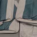 TheWarmHome Storage Bins for Shelves - Small 6 Pack 11.8x7.8x5.2 inch Sturdy Storage Basket W/Handles, Decorative Foldable Storage Baskets for Organizing Closet Nursery Toy(White & Green)