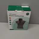 Snailax Heating Pad for Neck and Shoulders and Back, Large Heating Pad for Neck and Shoulders, Electric Heated Wrap, 6 Heat Settings & Auto Shut Off, Washable,Gifts (24" x 33"Gray)