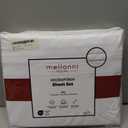 Mellanni Full Sheets Set - 4 PC Iconic Collection Bedding - Hotel Luxury, Extra Soft, Cooling Bed Sheets - Wrinkle, Fade, Stain Resistant (Full, White)