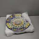 24 Pieces Dinnerware Sets, Ceramic Plates and Bowls Set, Microwave and Dishwasher Safe, Scratch Resistant, Bohemian Style Dishware Set, Service for 4