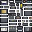 44 PCS Interlocking Drawer Organizer Set,4-Size Plastic Versatile Bathroom and Desk Drawer Divider Organizer Trays, Multi-size Storage Bins for Office, Jewelries, Kitchen Utensils and Makeup