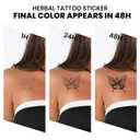 Semi Permanent Tattoo for Women Adult, 2 Sheets Realistic Sexy Naughty Temporary Tattoos, Lasts 2 Weeks Waterproof and Non-Reflective, Slutty Kinky Fake Tattoo (Cum Dump)