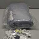 Homemate Heated Blanket Electric Throw - 50"x60" Heating Blanket Throw 1/2/4/6/8 Hours Auto-Off 10 Heat Level Over-Heat Protection Flannel Sherpa ETL Certification (01 - Light Grey)