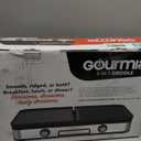 Gourmia 3-in-1 Indoor Grill & Griddle Electric Combo  Dual Independent Cooking Zones, Reversible Nonstick Ceramic Plates, XL Cooking Surface, 250400F Adjustable Temp, Dishwasher Safe