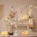 Tree Centerpieces for Weddings White 23in - Decorative Ornament Display Tree for Tables, Tree Branches for Decoration, Artificial Manzanita Tree Centerpiece for Christmas Birthday Party Decor