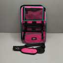 Paw Ballet Pet Carrier Durable Airline Approved Dog Cat Carrier Foldable Cat Carrier with Rolling Cover Soft Cat Carrier for Small Pink