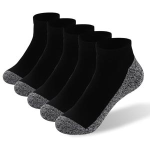 Kodal Copper Infused Ankle Socks for Men Women Youth with Cushion - Moisture-Wicking, Odor Control, Breathable for Sweaty Feet- Everyday, Work, School, Casual