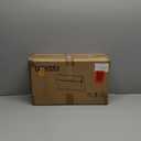 Pochar Rainproof Galvanized Steel Wall Mount Mailbox with Red Flag - Wall Mountable Large Hanging Mailboxes for Outside - Water Proof and Rust Proof Keyless Mailbox (16.3'' x 3.9'' x 9.6''), Black