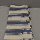 JOJUSIS Stripe Throw Pillow Covers Farmhouse Pillowcases Pack of 2 20 x 20 Inch Blue