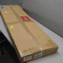 Over The Door Mirror, 14x50 Inch Large Wall Mirror, Black Frame for Bathroom, Bedroom, Closet, and Hallway