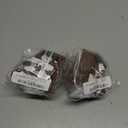 2 x Best Dad Ever Gifts - Handmade Positive Crochet Animals Bear with Card - Fathers Day Birthday Gifts for Dad from Daughter Son, Funny Bear Gift for Dads, Stepdad Father Gift, Table Desk Decor (Brown - Patriotic Dad)