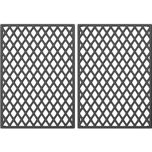 SafBbcue Prismatic Grate for Pit Boss Series 820 850 Grill Parts, Pit Boss 820 PB820D PB820D3 Smoker Parts, Pit Boss Pro Series II 850 Wood Pellet Grill PB850PS2 PB850XL Replacement Parts, Cast Iron