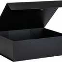Extra Large Black Gift Box 19x16x6 Inches,Gift Boxs for Presents with Lid Magnetic Closure Collapsible,Groomsman Proposal Box,Birthday, Christmas,for Clothes and Large Gifts