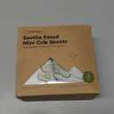 2-Pack Mini Crib Sheets Fitted - 38x26 Pack N Play Sheets for Pack and Play Mattress, Organic Cotton, Soft & Breathable Playard Bedding, Neutral Mini Toddler Bed Cover for Boys, Girls (Elly)