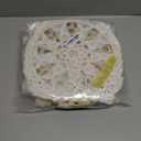 Boho Wall Basket Decor Set of 8 - Flat Woven Basket Wall Hanging Decor, Round Tassels White Macrame Tapestry Wall Decor Art, Handmade Rattan Wicker Seagrass Home Wall Baskets Decor Boho Classic) (Style 4)