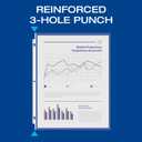 Oxford Sheet Protectors, Clear Finish, Page Protectors for 3 Ring Binder,Top Load, Letter Size Plastic Sleeves, Reinforced 3 Hole Punch for Binders, 200 per Box (33268)