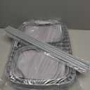 Double Laundry Hamper 2 Partition Laundry Bag With Handle Tall Laundry Hamper With Legs Suitable for Dirty Clothes Bedroom, Bathroom, Four Legs Exterior