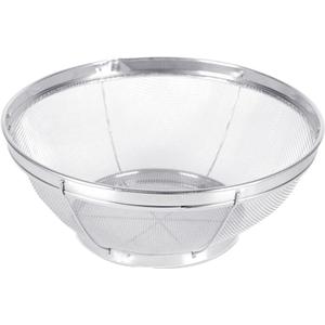 Stainless Mesh Net Strainer Basket Colander To Strain Steam Or Cook Vegetables & Pasta Kitchen Rice Sieve Washing Bowl Food Vegetables Cleaning Strainer Drain Basket Draining (Silver, One Size)