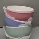 Elk and Friends Kids Porcelain Bowls with Silicone Suction Sleeves | Suitable for Babies/Toddlers | Microwave & Dishwasher Safe | Stay Put Dinnerware | Snack Dishes | 4 Pack