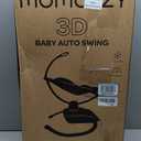 Momcozy CocoSway Baby Swing, Electric Swing for Infants with 180 Rotating Seat, 6 Soothing Sway Motions & 4 Speeds, Remote & Touchscreen, 8 Preset Lullabies, Grey