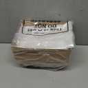 50 Pcs Empty Gift Basket Set 12 Pcs Basket for Gifts Empty Kraft Market Tray with Handles, 18 Bags, and 20 Multicolor Bows for Christmas Wedding Birthday (8 x 6 x 3 Inches)